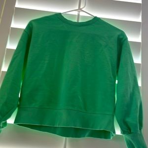 Green Zara sweatshirt, only worn once.